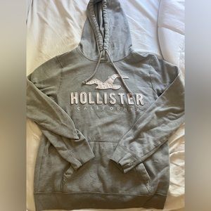 Grey Hollister Unisex Hoodie